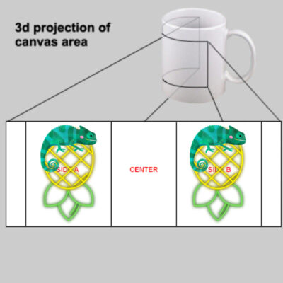Pineapple Chameleon Mug Thumbnail